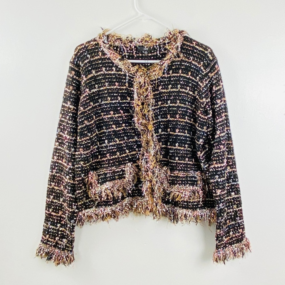 Fate Fringe Cardigan Blazer